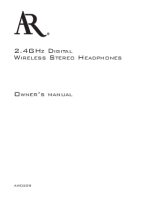 Acoustic Research AWD-209 - Owners Manual 